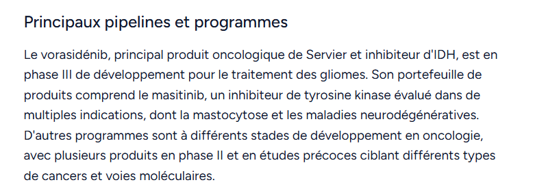 MediumTrade's tweet photo. #abscience #trading #cac40 #biotech  Servier + masitinib (abscience) 👀https://t.co/13ErqwEPzS

La mention vient de The Pharma Letter — média pharma sérieux (fondé en 1991, basé à Londres, réseau global d'experts).

👉 https://t.co/axyFU3NqsE