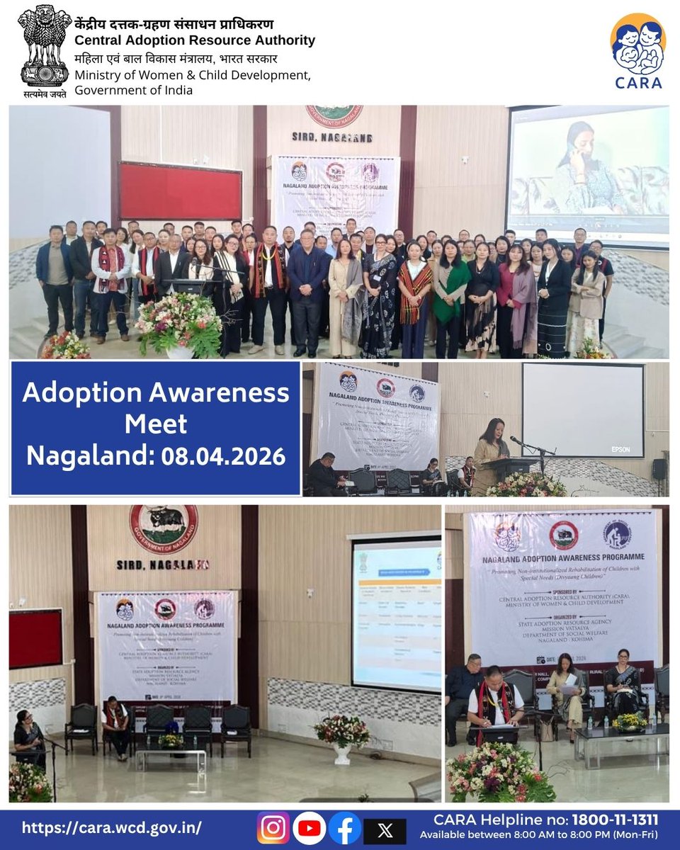 Central Adoption Resource Authority, MWCD, GOI tweet media