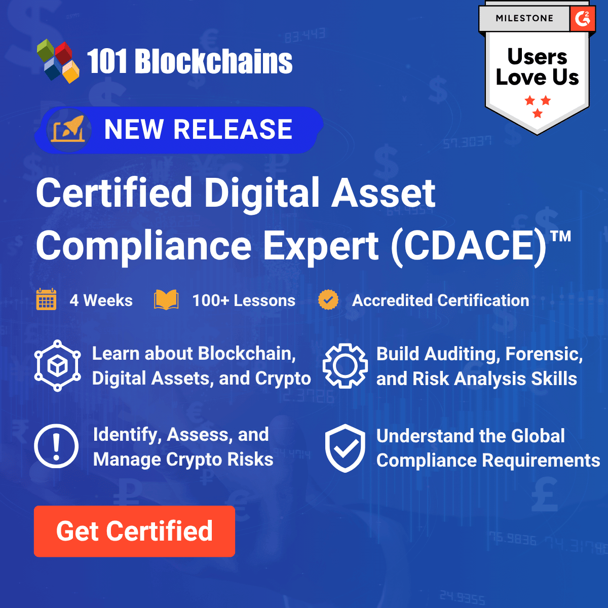 101Blockchains's tweet photo. π Big Launch!
Become a Certified Digital Asset Compliance Expert (CDACE)β’ and lead in #Blockchain and Digital Asset compliance.
Master auditing, risk management, and global regulations. π₯
30% OFF with Code BIGLAUNCH π https://t.co/fSAimTrnnB
#CDACE #CryptoCompliance https://t.co/Wo4CHLKWSD