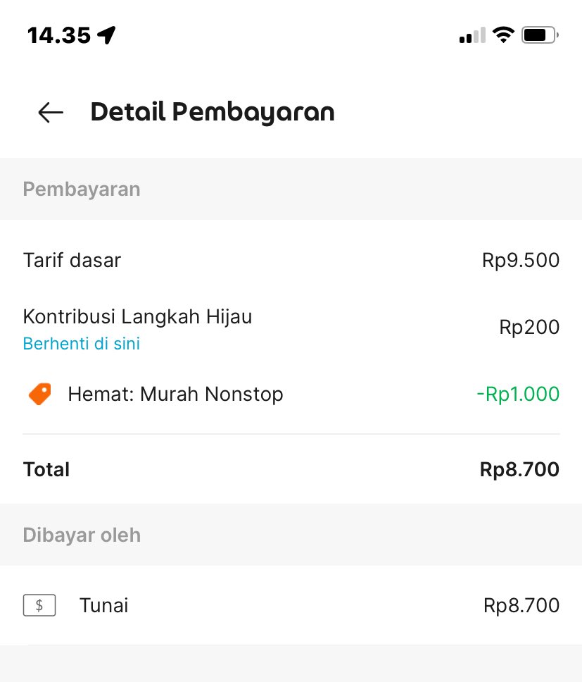 Wajar kah kl bayar 10ribu lebih? Bukan masalah pelit atau gimana beda seribu lebih dari harga asli, padahal kl baik gw tambah tip