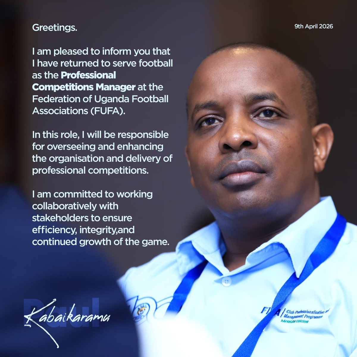 Paul Kabaikaramu tweet media