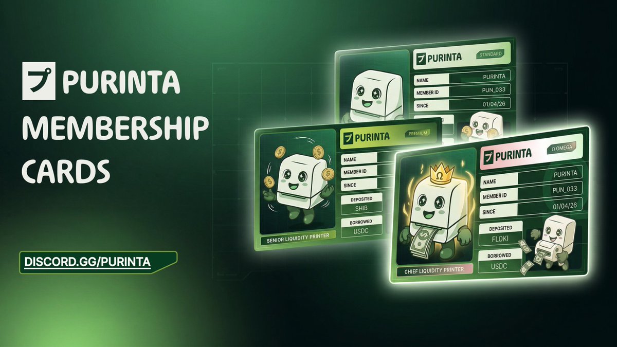 You claimed your Purinta Membership Card yet?

Standard, Premium, or Omega?

Show us your card.👇