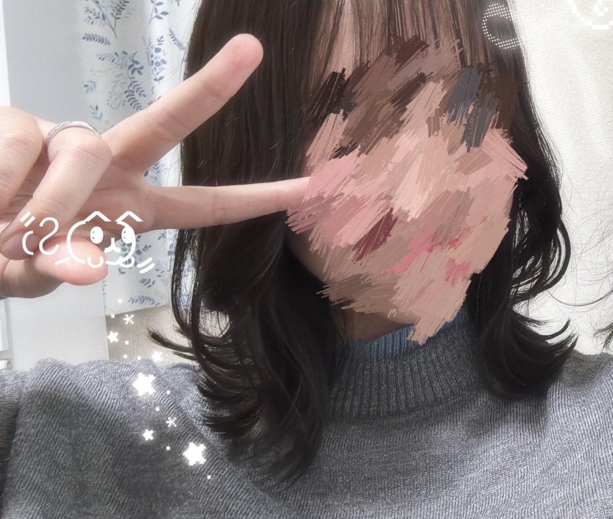 ふぉろわちゃんにせのち!描いてもらった💓👯‍♀️
あと髪切りました👯‍♀️💓 