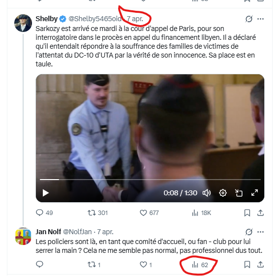 2Plot's tweet photo. De zelfverklaarde #justitiewatcher @NolfJan denkt dat de Fransen massaal op zijn gezever zitten wachten  😀 https://t.co/U8ts1I1DBZ