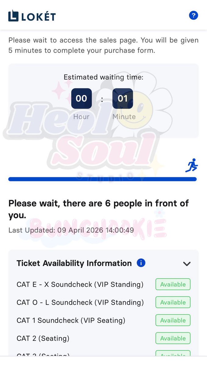 bunchookie | Heol! Soul Studio | JASTIP TIKET🎫 tweet media