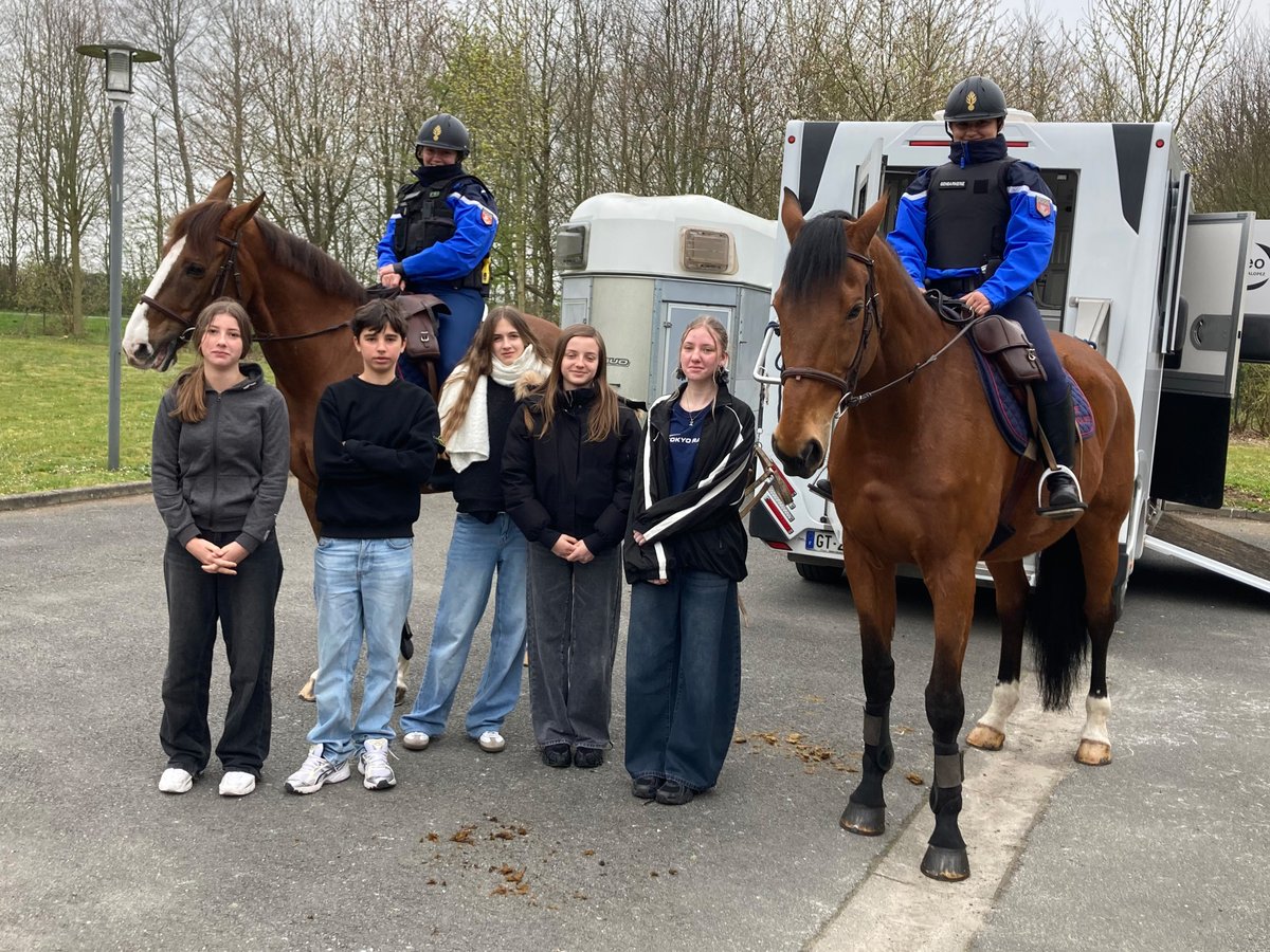 Gendarmerie_080's tweet image. 🎓 Stage découverte pour des élèves de 3ᵉ au sein de la gendarmerie de la Somme.
👥 Immersion dans les unités : section de recherches, PSIG, cynophile, fluvial, drone, prévention…
🎯 Une semaine pour découvrir la diversité des métiers et des engagements.
#Découverte #Engagement