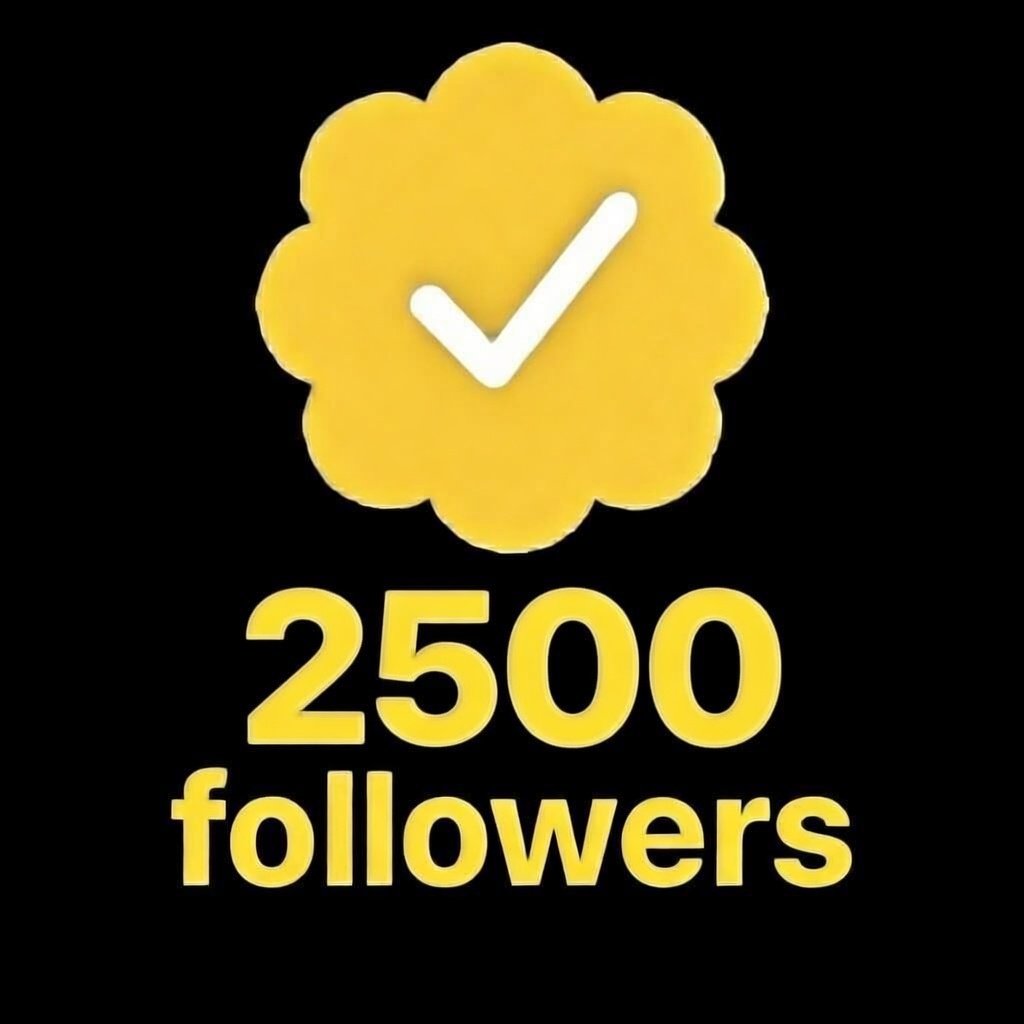 if you need 2500+ followers📈

Just Say "Hi"👋

Let's follow you 💚