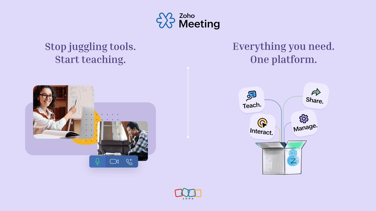Zoho Meeting tweet media