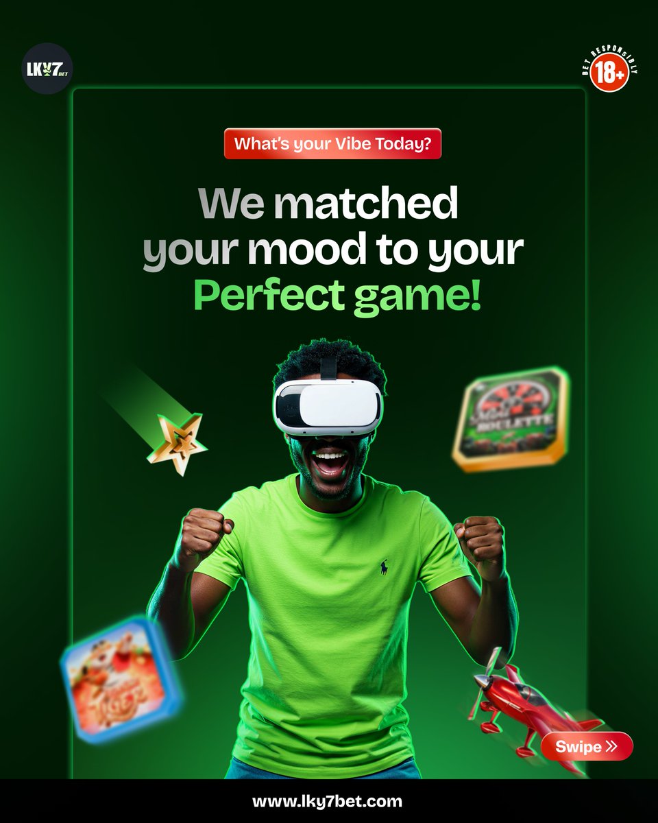Lky7Betofficial's tweet image. Find your mood. 
Find your game.

#lky7bet
#HotGames
#WinBig