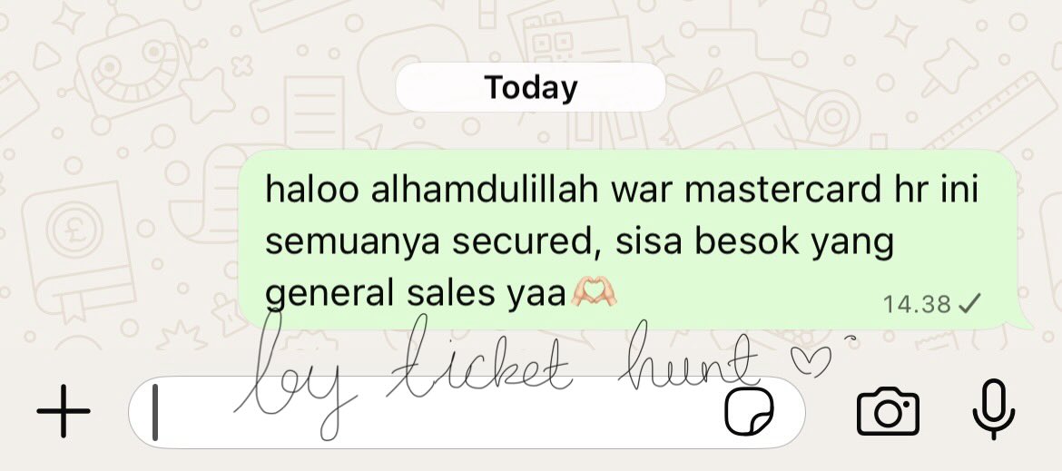 Ticket Hunt | Jasa War Tiket Konser tweet media