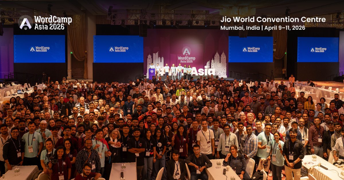 WordCamp Asia tweet media