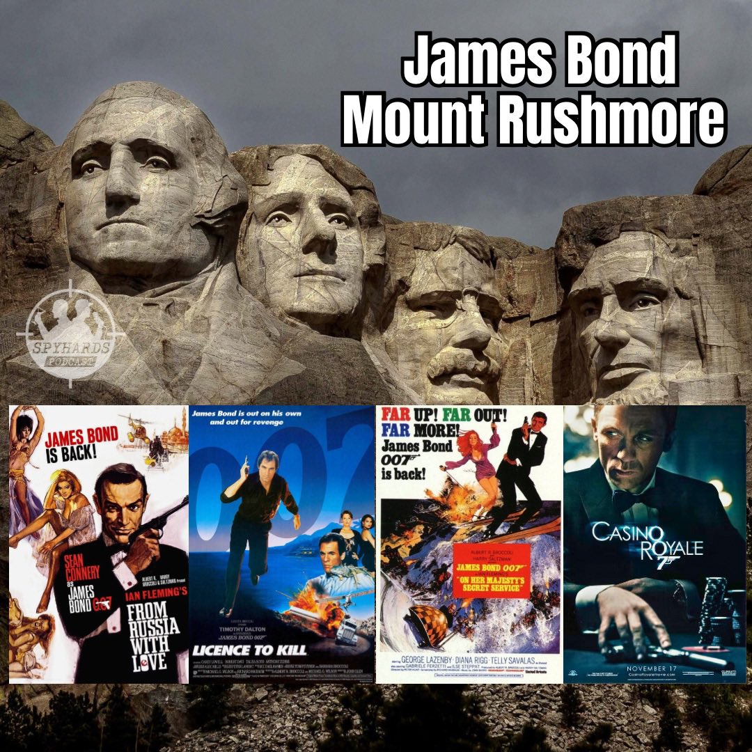SpyHards's tweet image. 🗿 BOND MOUNT RUSHMORE 🗿

You only get FOUR films. No more.

Which #JamesBond movies make your list?