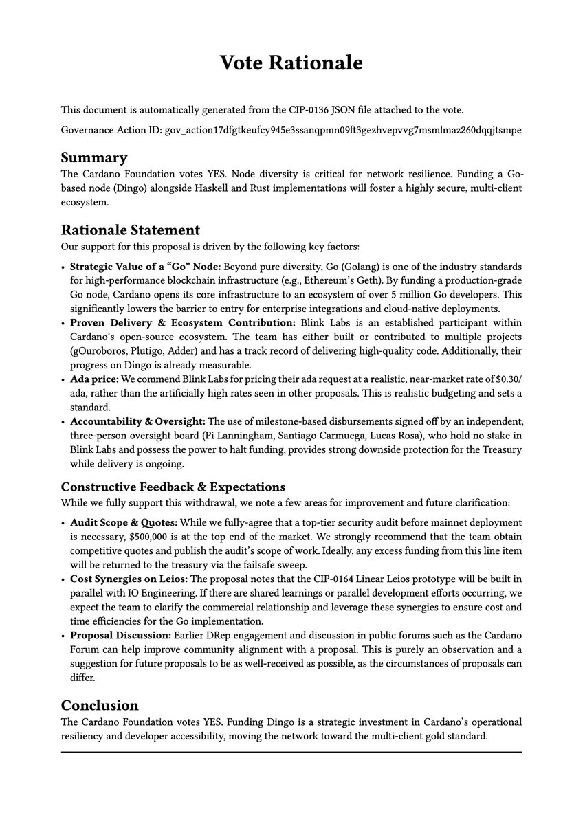 Cardano Foundation tweet media