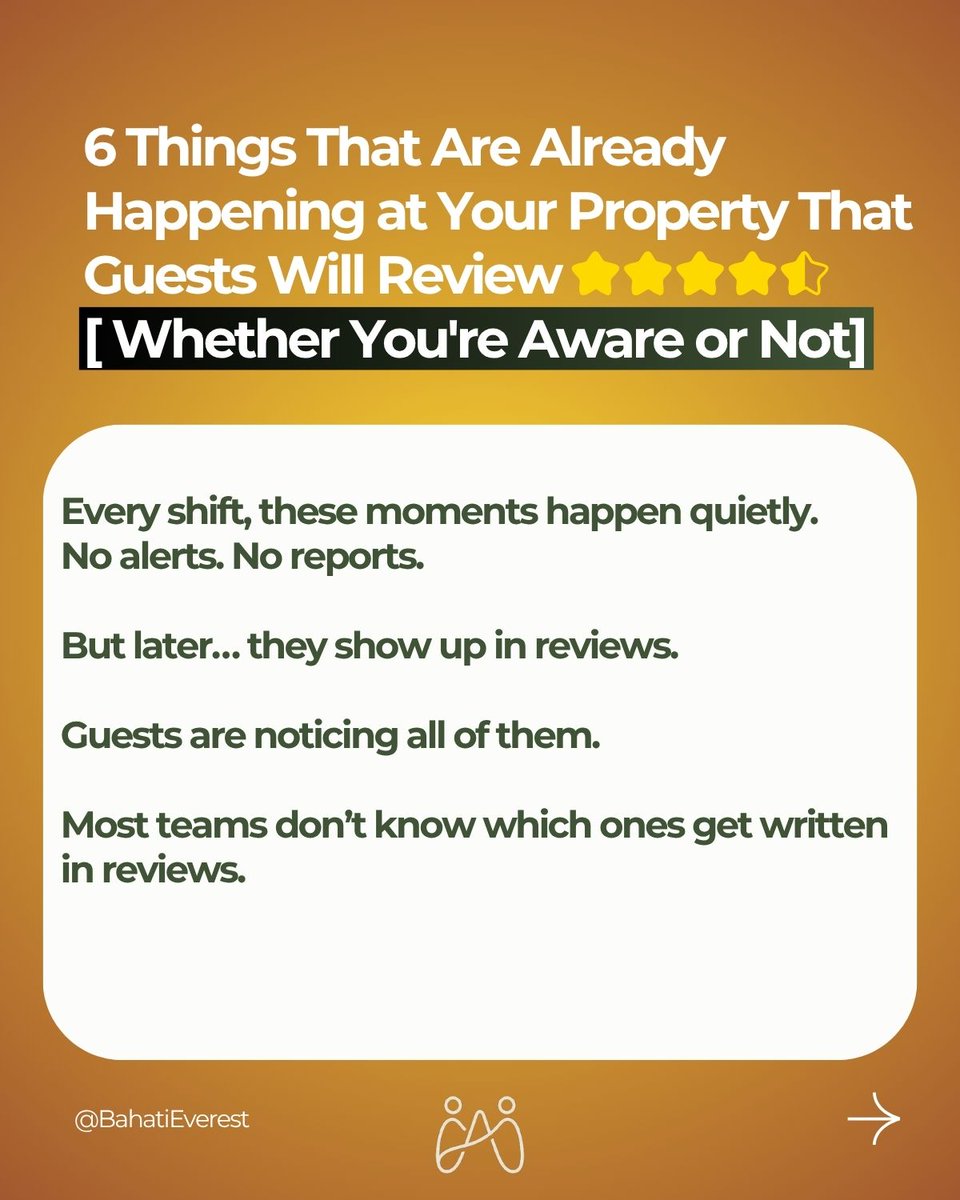 bahati_everest's tweet image. Going back and reading reviews from guest experiences I have been fortunate enough to be part of, I began to realize that most guest experience issues aren’t big failures.

#hospitalityindustry #GuestExperience #hotelsandresorts #AIinHospitality #5starreview #ExploreUganda