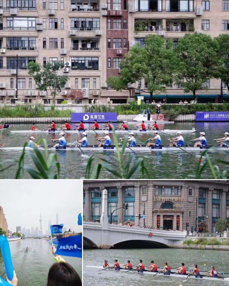 ShLetsMeet's tweet image. The 2026 Head of Shanghai River Regatta and World #Rowing Shanghai Sprints will take place on Suzhou Creek from Sep 24–27. 

Eight of the world's top rowing teams will compete, representing the top seven nations from the 2025 World Rowing Championships medal table, plus a world