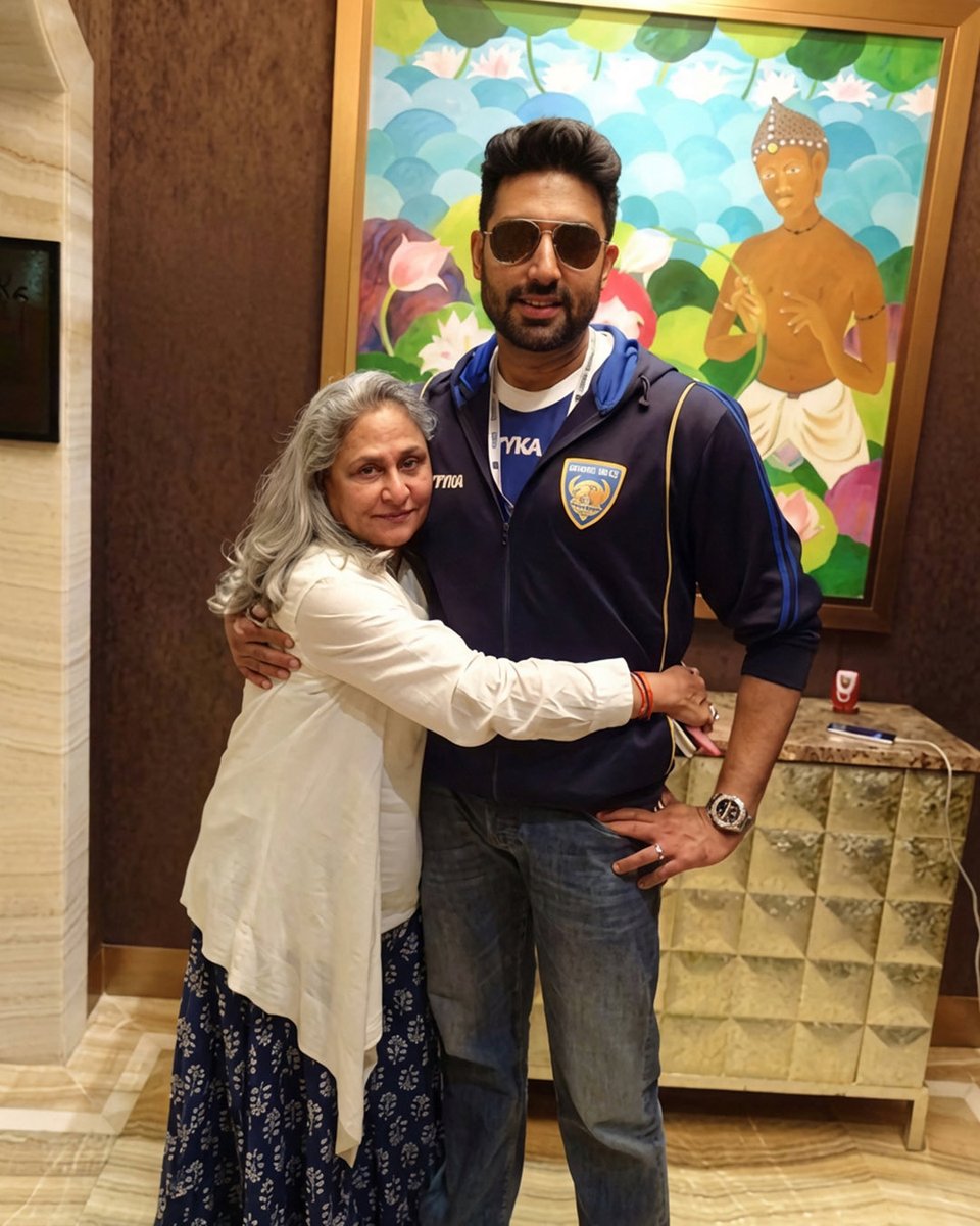 BachchanJrFC's tweet photo. Wishing the backbone of the Bachchan family #JayaBachchan ji a very happy birthday. Your journey continues to inspire all of us ❤️
#AbhishekBachchan #ABCrew #JayaBachchan https://t.co/JgOgfOhtmn
