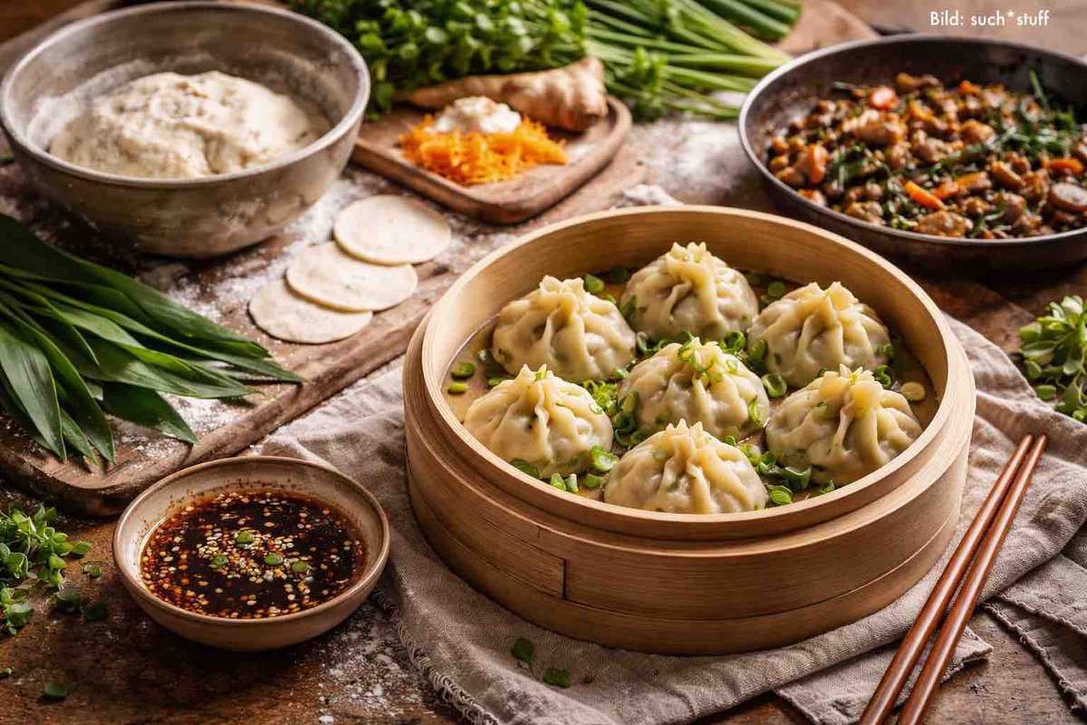 Heute im Foodblog |Klara Kocht| auf such*stuff – wie man ein Bärlauch-Dim-Sum zubereitet: suchstuff.blog/2026/04/09/kla…