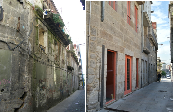A zona da Ferrería é, sen dúbida, o exemplo máis claro do labor de recuperación do Casco Vello acometido nos últimos anos!!! #CCVVi
