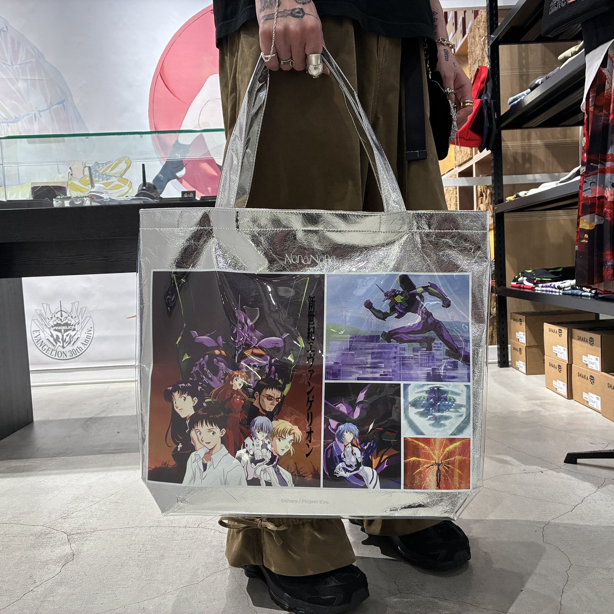 THE 30】 EVANGELION SHOPPING TOTE BAG by nana-nana 「nana-nana」と