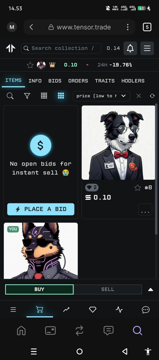 MasvoxNFT's tweet photo. Now 6 Senders 2.0 Family live on @tensor_hq ... 

2 Agents have job 😁
https://t.co/7oHaQIvbY0

Thank's for appreciate 🙏

#nft #fyp #meme #solana #marketplace #justvibes https://t.co/ySkUNLD2JK