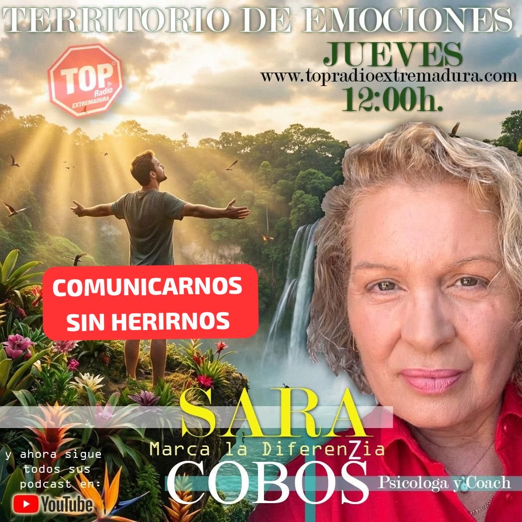 Saracobosb's tweet photo. 🎙️Hoy COMUNICARNOS SIN HERIRNOS: 🔑 Claves prácticas para comunicarnos de forma eficaz en el conflicto. 

⁉️Si lo digo puede herir… si no lo digo , me duele a mi.    

🧠🫶No te pierdas este espacio de reflexión y crecimiento.  👉🎧Nos escuchamos   ▶️ https://t.co/eOJPq8je8E https://t.co/CX7FOc8iqR