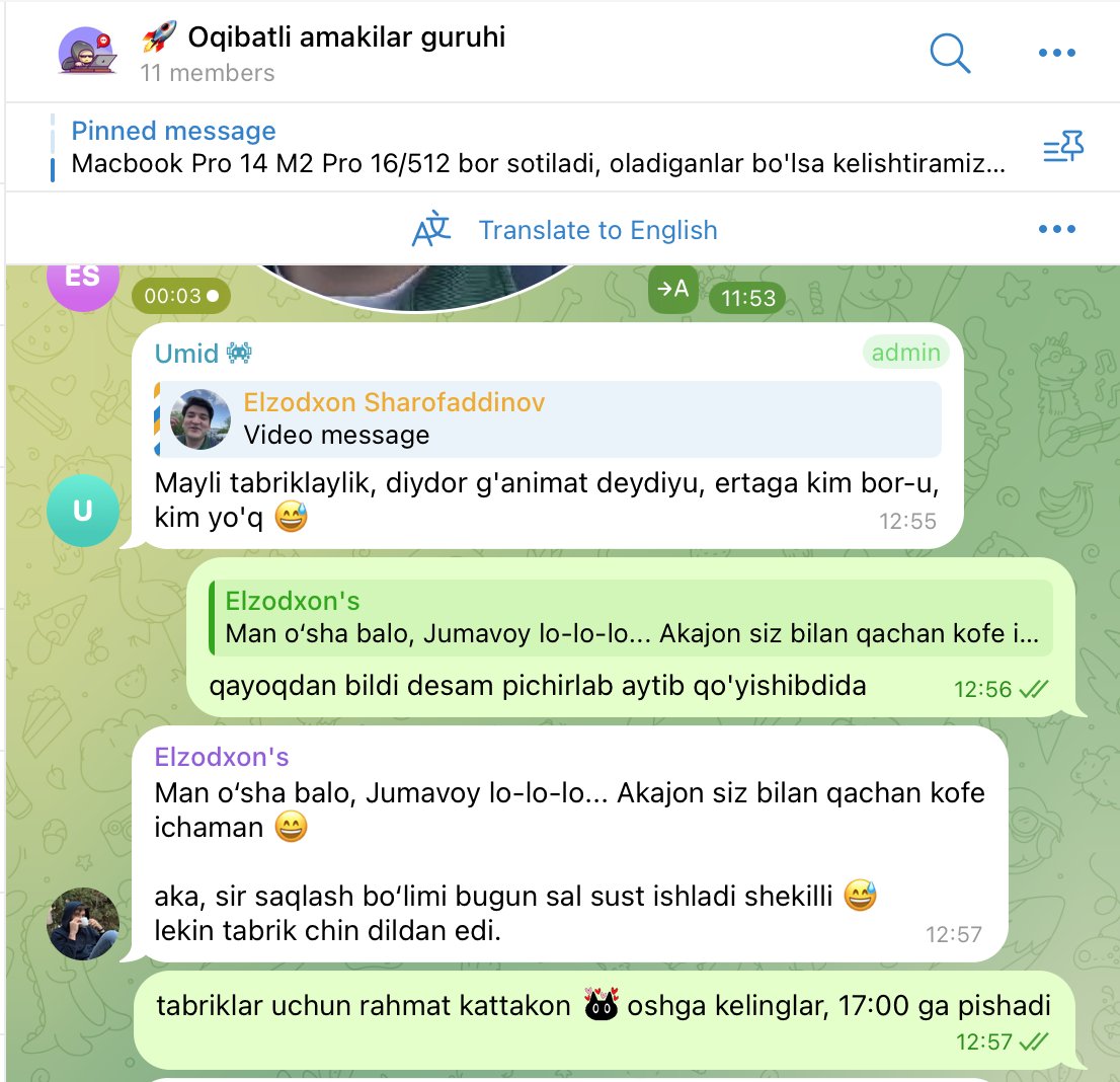 Miro Ismatov tweet media