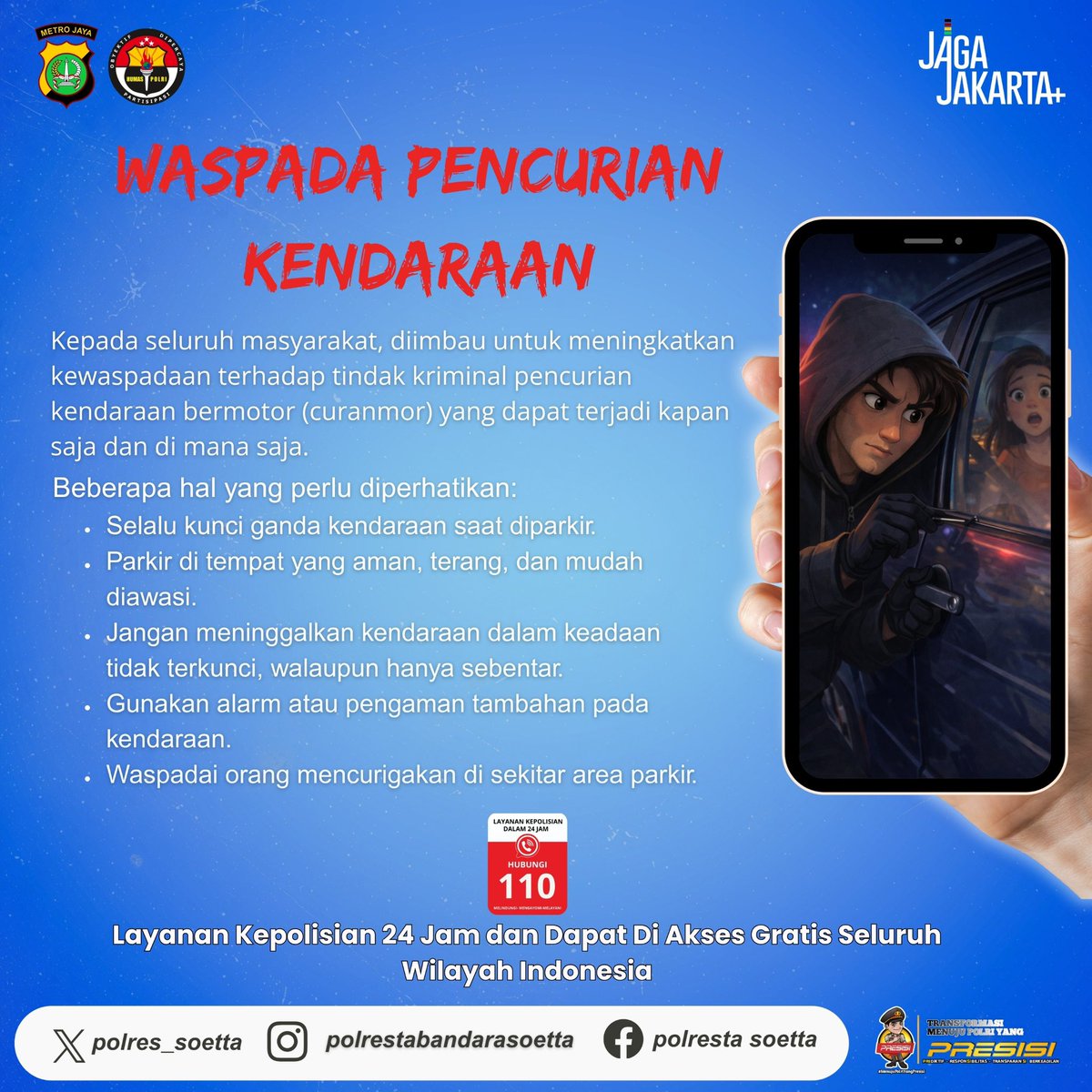 Humas Polresta Bandara Soetta tweet media