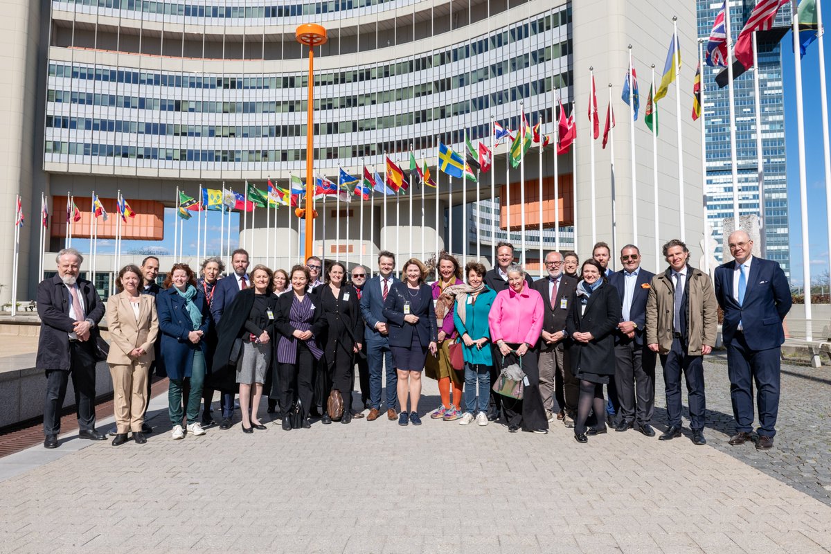 UN_Vienna's tweet image. Delighted to welcome Vienna’s City Council Committee for EU and International Affairs &amp;amp; Deputy Mayor Barbara Novak at #UNVienna.

Many thanks to our host city for the hospitality &amp;amp; excellent cooperation in strengthening multilateralism, human rights &amp;amp; sustainable development. 🤝