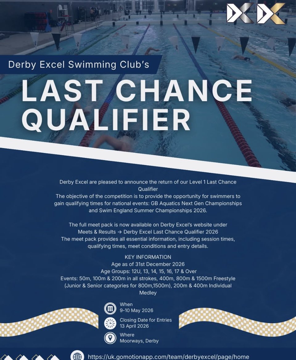 Derby Excel Swimming Club💙 tweet media
