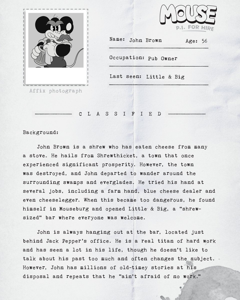 MOUSE: P.I. For Hire tweet media