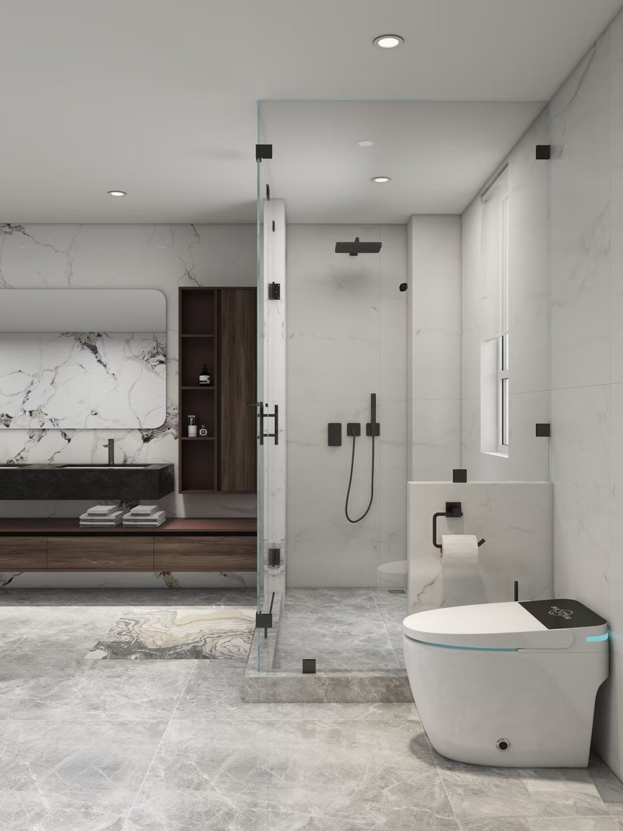 CrownCrown84696's tweet image. Frameless shower room-tempered glass,easy to clean
#showerdoor #bathroomdesign #frameless #showerenclosure #glassshower