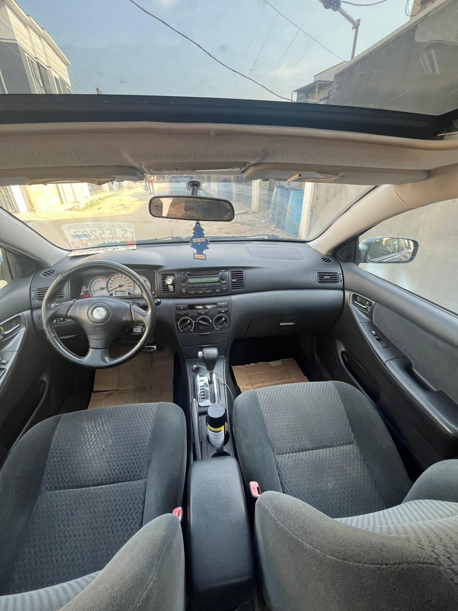 Fourwheelsautos's tweet image. Thursday morning Deal!
Toyota Corolla SE 2007/08 ⚡️

Foreign used 🇺🇸
February 2026 entry
Sport edition.

Clean, sharp and fuel-efficient with that sporty feel.

If you want something reliable but not boring, this is it.
📍#Lagos 
💰 ₦9M 

Serious buyers only.
DM on WhatsApp 👉