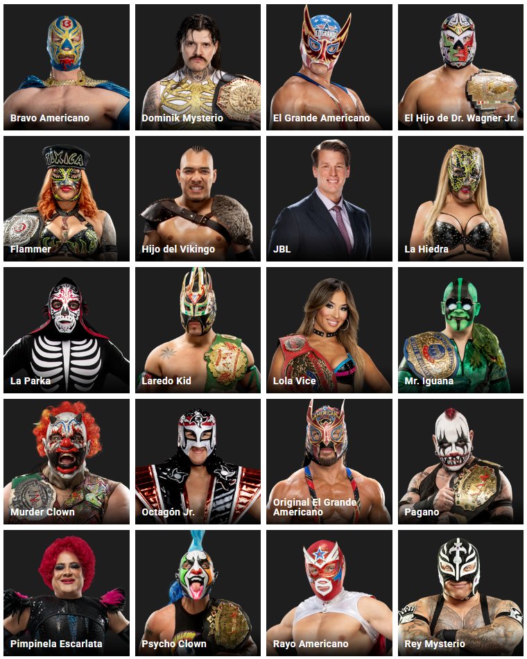 🇲🇽 Este es el roster de AAA según la página oficial de WWE. Añadieron ...