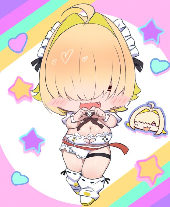 メイドエレグ、こちらも描かねば無作法というもの…