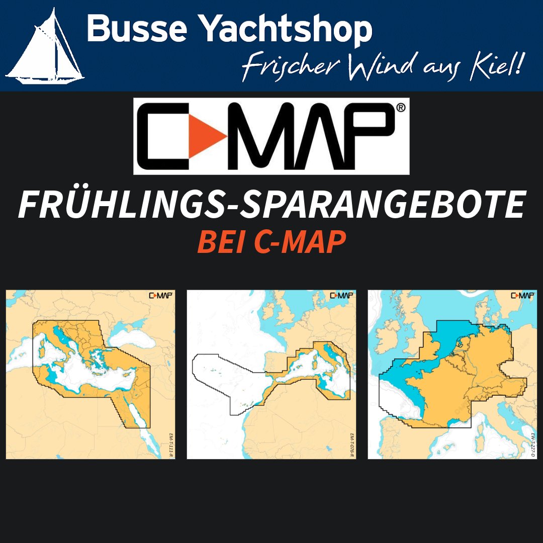 BusseYachtshop's tweet image. 🌼Frühlingsangebote von Navico! 🌼
Sparen Sie beim Kauf von ausgewählten Artikeln der Marken B&amp;amp;G, Simrad und C-Map vom 01.04.-30.04.2026.
Jetzt bei Busse Yachtshop entdecken und das Schiff für die Saison optimal vorbereiten.
busse-yachtshop.de/s/Navico-Frueh…...
#bandg #sale #simrad #cmap