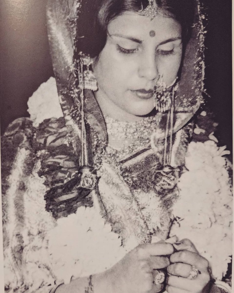 Kashmiri Pandit bride. 1970s.