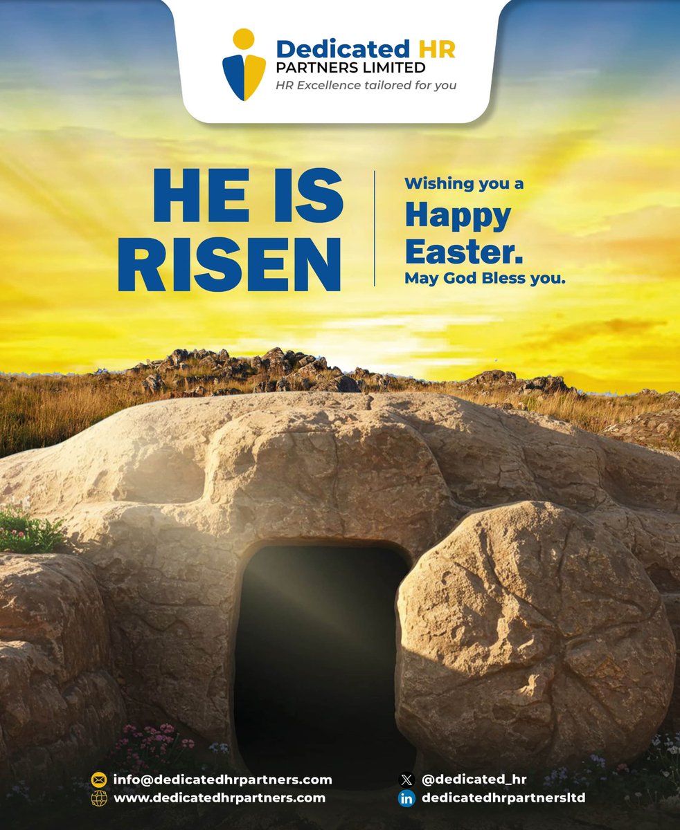 dedicated_hr's tweet photo. He’s Risen 
Happy Easter Season From Us https://t.co/mds1LEGj0r
