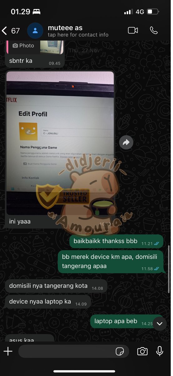 ididjerii's tweet photo. ˖𓍢ִ໋🦢˚ 𝐓he 𝐓𝐞sti𝐦𝐨nie𝒮 of 𝐦ola market’s 𐔌՞ ܸ.ˬ.ܸ՞𐦯
－ with soft n good services, always good quality n fast fixing—response 🛠️
──────୨ৎ「 ✦ 42✦ 」୨ৎ───────
#zonauang #testimoni #apkprem #zonajajan #zonabu https://t.co/WFSSFHCF55
