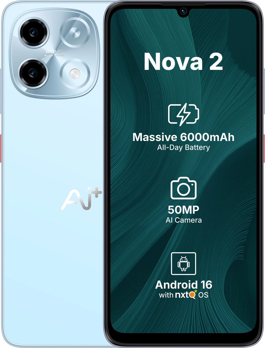 ayansonunigam's tweet photo. Ai+ Nova 2 has launched in India 🇮🇳
6.75" 120Hz HD+ U-Noth LCD 📱
50MP Ai Rear 📸 + 8MP🤳
Unisoc T8200 Processor
LPDDR4x RAM + eMMC 5.1 Storage
6000mAh🔋+ 18W⚡
IP64
8.7mm
205g
Variants & Pricing
4+128 GB = ₹8,999
6+128 GB = ₹9,999
#Nova2 #AiPlusNova2 https://t.co/4mqifz26uk