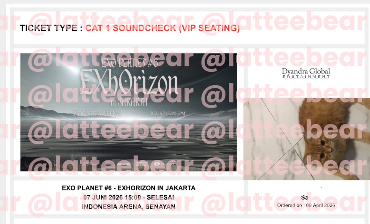 finally war is over!!! bisa ketemu exo sayangku cintaku dan dapet section soundcheck jugaa:D 

makasih banyak buat kak <a href="/usatixx/">gem ☆ ticketing service (nct jnjm duality)</a> yg udah bantuin usahain warnyaaa🫰