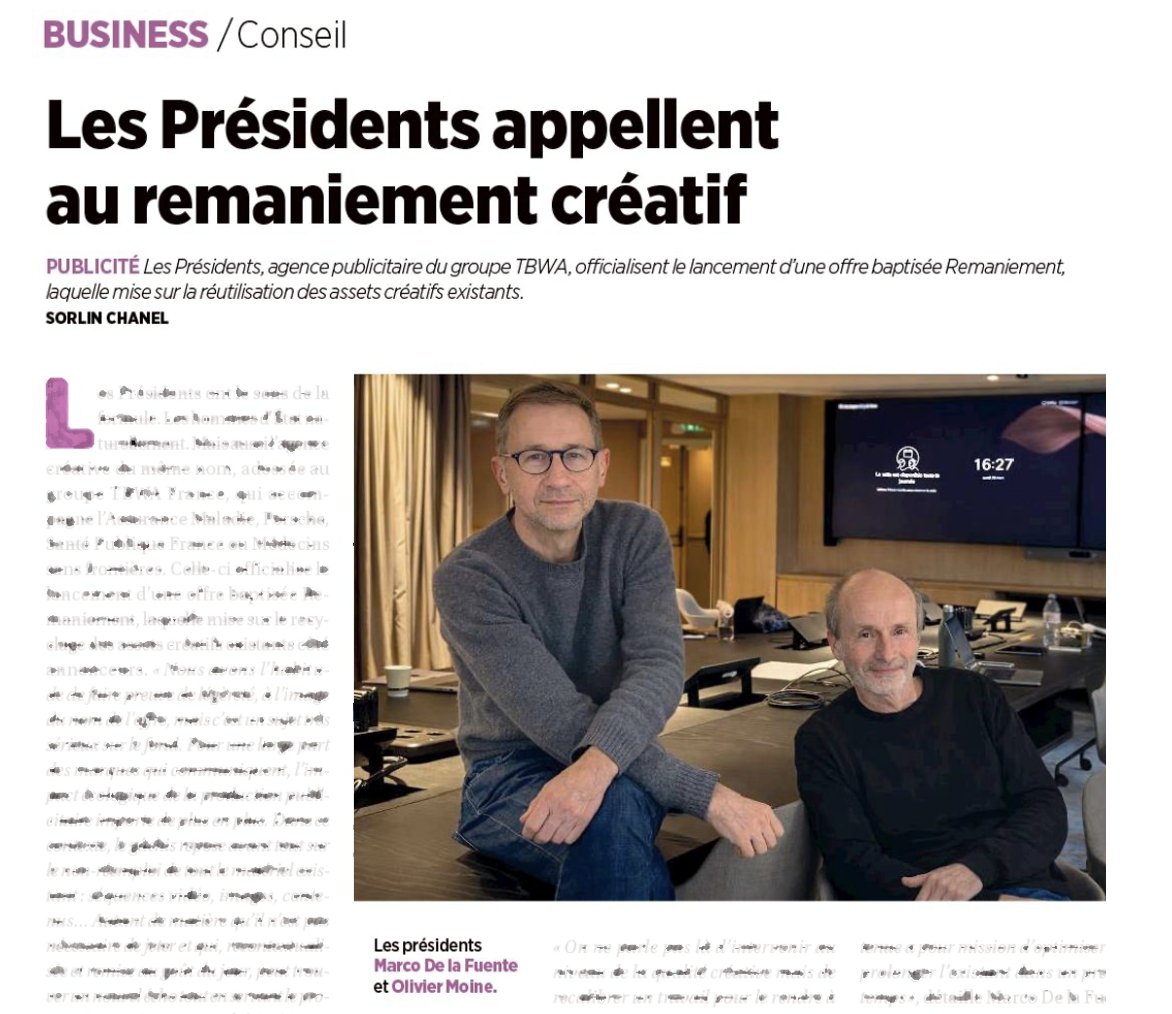 presidents_les's tweet photo. L'article dans le Stratégies de cette semaine : https://t.co/DHvqoR0UBD https://t.co/nyNdLQQ8LC