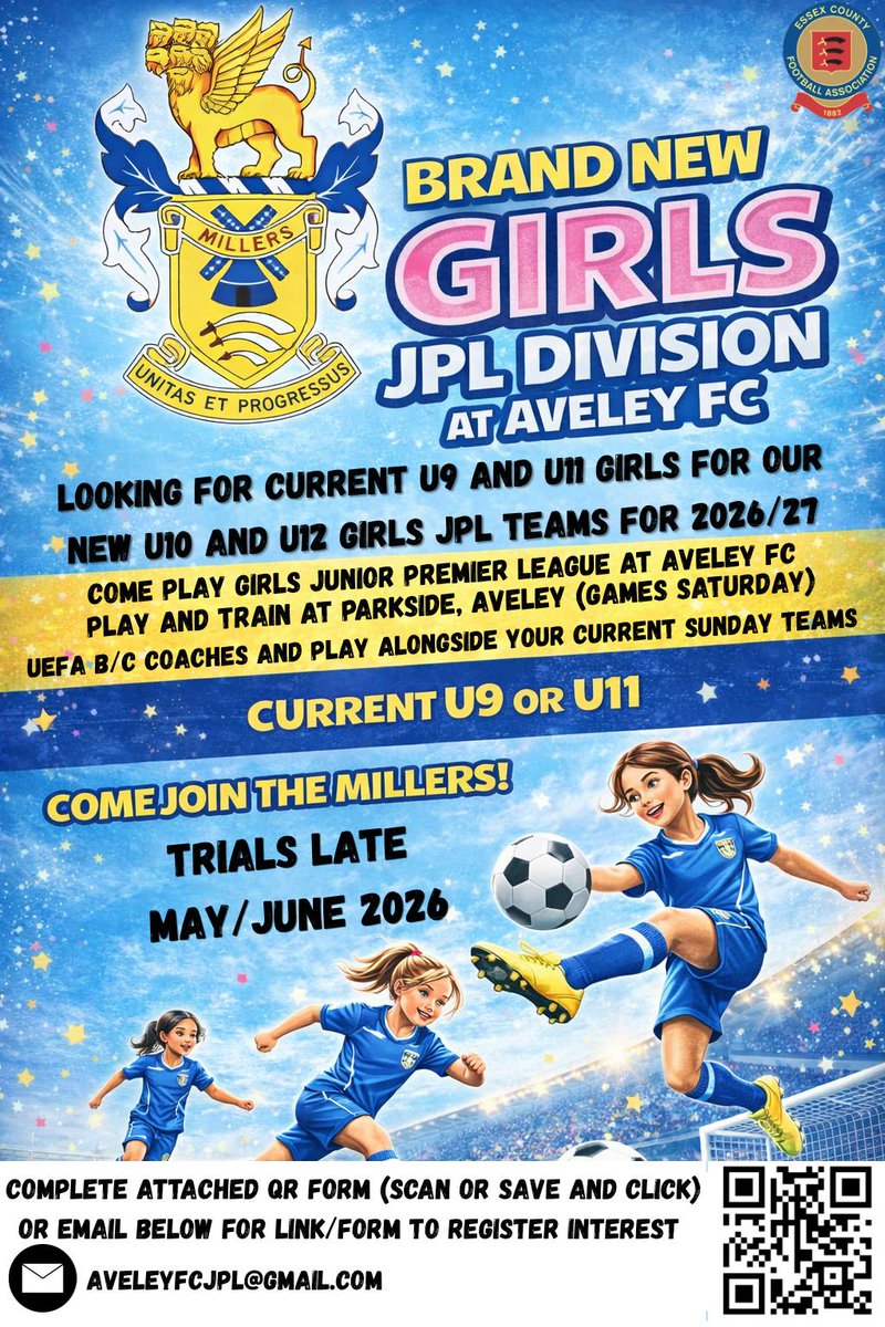 WindessVictoria's tweet photo. Scan the qr link below to register your interest now.

@ECGFL_2018  @EssexCountyFA 
@JPL_WARRIORS  @trials_uk https://t.co/cIknE6l1VN