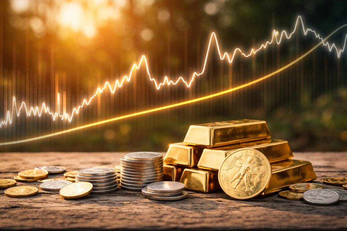 📊 #Gold &amp; silver can swing sharply, but for long-term investors, these daily fluctuations are largely noise.

<a href="/GoldSilver_com/">GoldSilver</a> outlines the real drivers: inflation, interest rates, currency debasement, central bank policy &amp; systemic stress.

Learn more 👉 goldsilver.com/industry-news/…