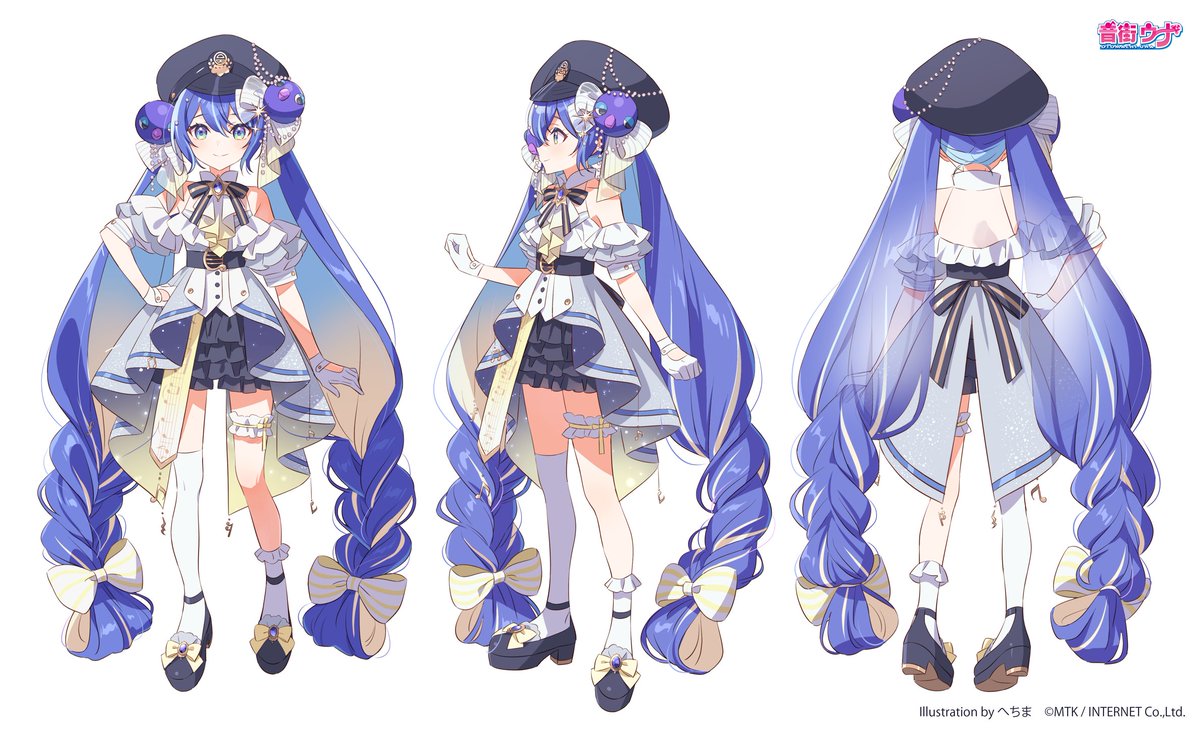 3代目「うなぴっぴごー！」の外装デザインはこちら♪👌🏻💕
へちまさんには「SynthesizerV音街ウナ」もデザインしていただきました♪є(๑´▿`人)э💞✨