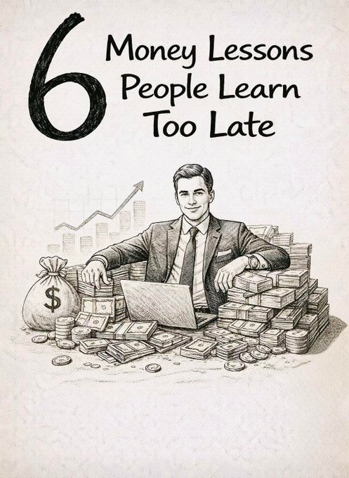 6 Money Lessons People Learn Too Late 🧵