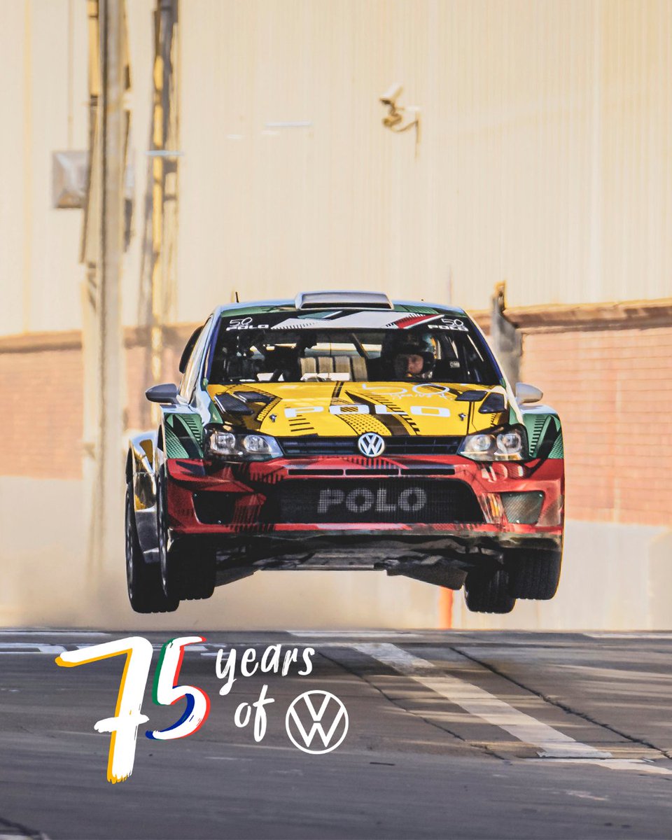 VolkswagenSA's tweet photo. #FastFactFriday: You remember in 2025 when Plant Kariega turned into a Gymkhana track to join in on the global celebrations of 50 Years of Polo? 

Did you miss it? Catch it now: https://t.co/mf4wdeYtyy.

#Volkswagen #VW #75YearsofVW #30YearsofPolo #MadeInSA https://t.co/vONQ7IjqiB