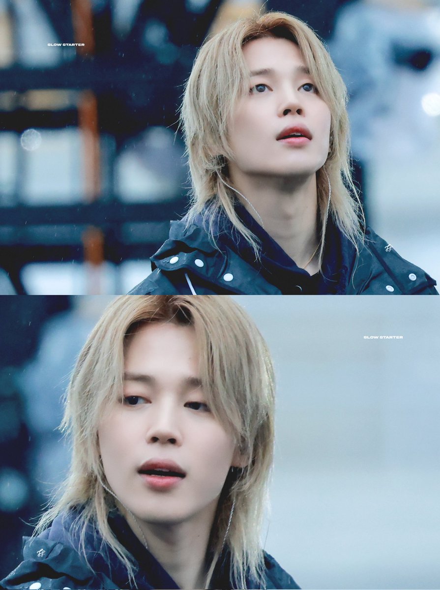 Is Jimin blonde? tweet media