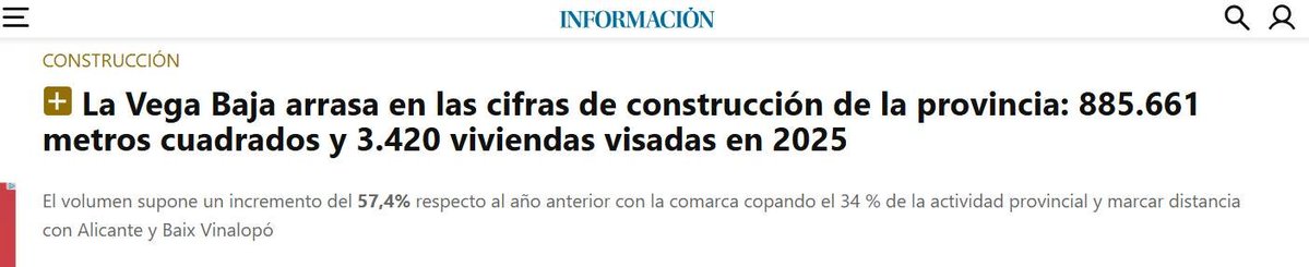 La elite mediocre que dirige la #VegaBaja insiste en el modelo basura del ladrillazo. Más casas para turistas pijos y especuladores europeos (que sobran aquí). Más insostenibilidad, precariedad y falta de servicios y oportunidades para la gente común.

facebook.com/KarlosBernabeM…