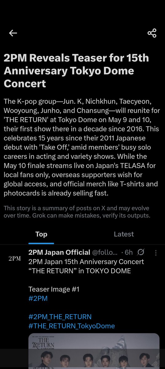 Enxy_03's tweet photo. Please consider overseas fan to have access to livestreaming of the concert.
We have been waiting for them to perform on stage for years atp.
#2PMForAllFans
#2PM_THE_RETURN
#THE_RETURN_TOKYODOME
@JYPE_JAPAN @follow_2PMJP @jypnation https://t.co/sEtrJB7C1Y