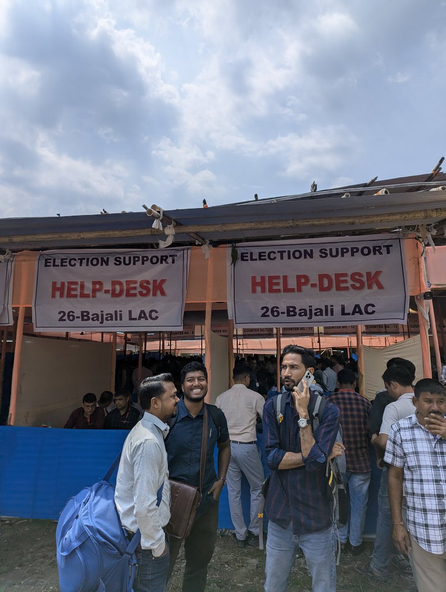 dc_bajali's tweet photo. Highlights of 08 April, 2026 : The Pre Election day at BAJALI
Various Help desks to assist Polling personnel https://t.co/2ZGsEquYa5